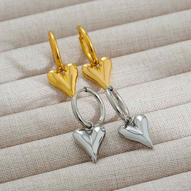 Swing of Love Heart Drops | 18K Plated