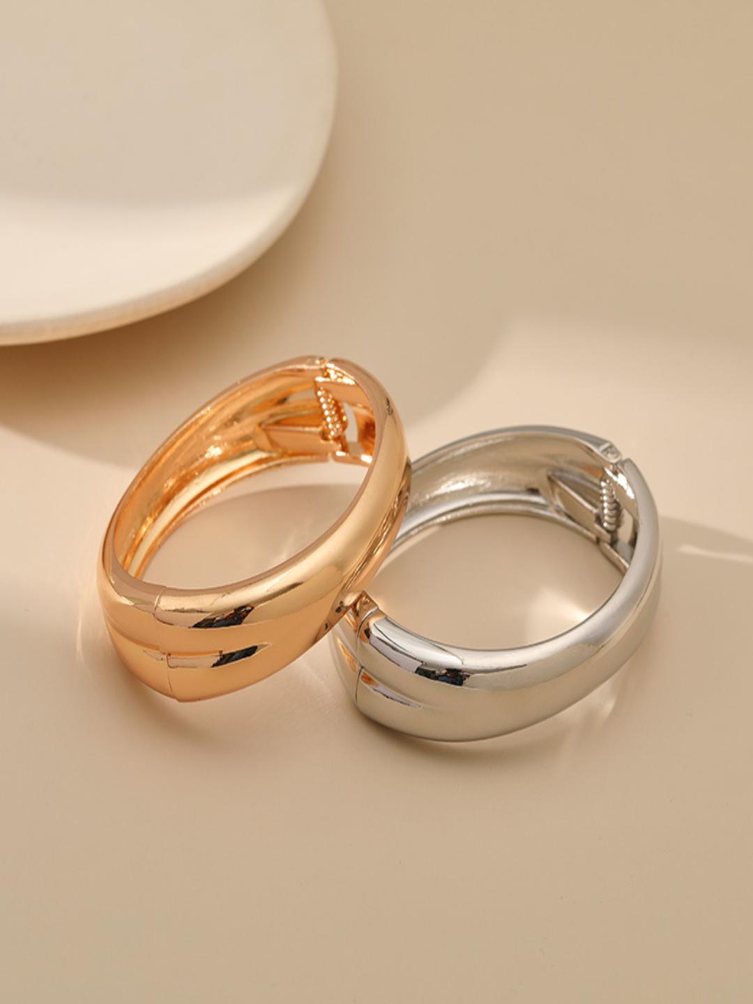 Bailey Openable Kada Bracelet | 18K Plated