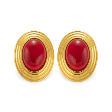 Heirloom Studs| 18K Plated