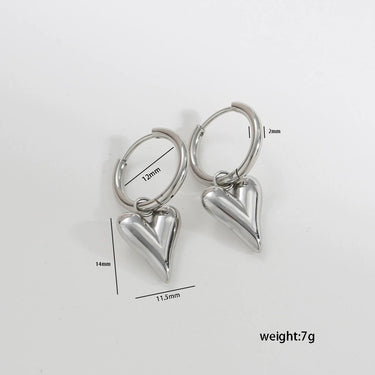 Swing of Love Heart Drops | 18K Plated