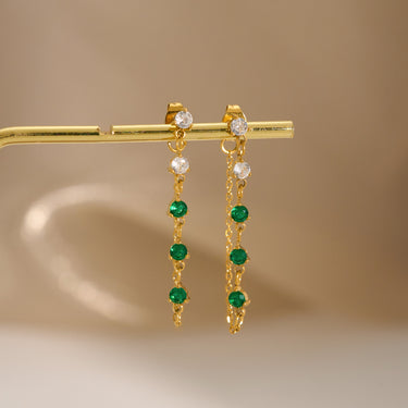 Verdie Zircon Drops| 18K Plated