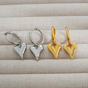 Swing of Love Heart Drops | 18K Plated