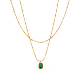 Allure Necklace Green