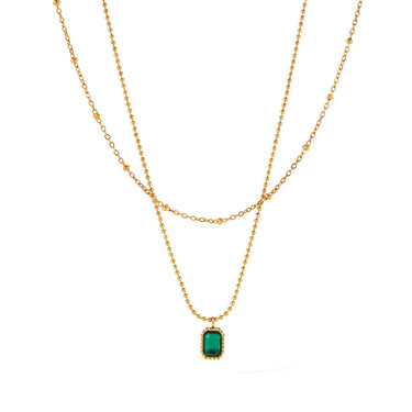 Allure Necklace Green