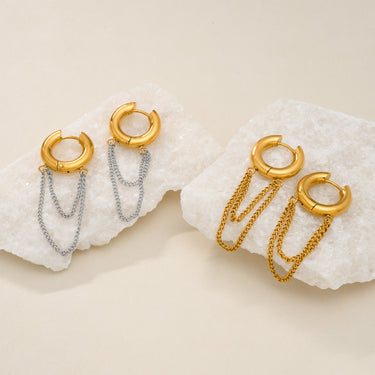 Jacqui Ear Chain | 18K Plated