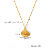 Shell Pendant size