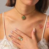 Oceana Pendant & Ring Set Model Images
