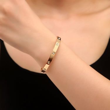 Sparkle of Zircon Bracelet | 18K Plated