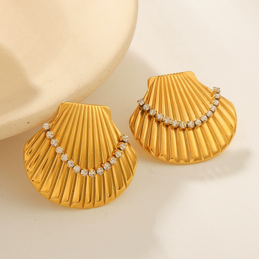 Zircon Shell Studs creatives by aquastreet