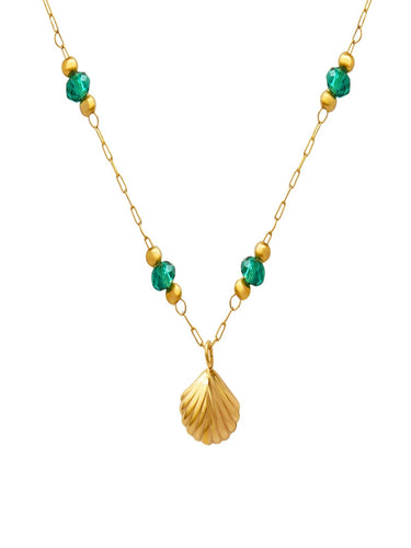 Maris Shell Pendant  | 18K Plated