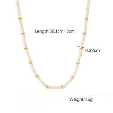 Mother of Pearl Necklace size
