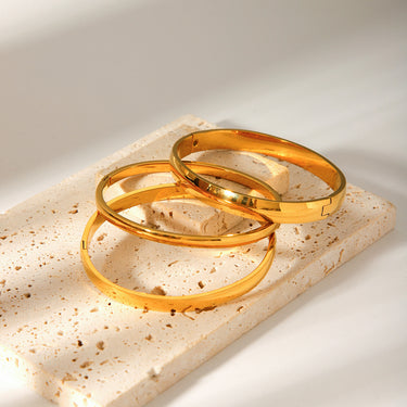 18K Gold Plated Bangles Aquastreet