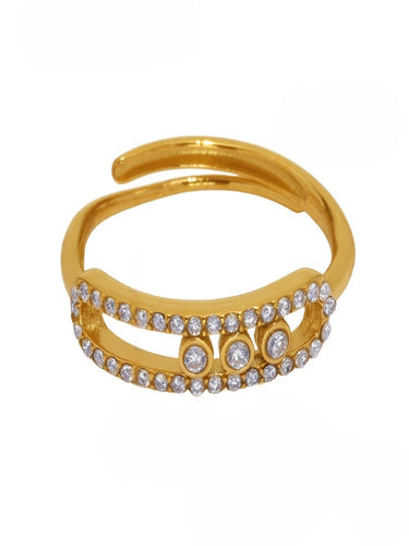 Élira Zircon Ring | 18K Plated