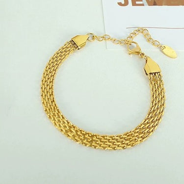 Mesh Chain Bracelet| 18K Plated