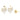 Estella Star Zircon Jackets Earrings | 14K Gold Plated