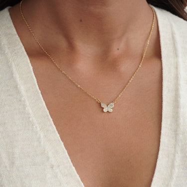 Elena Butterfly Pendant | 18K Plated