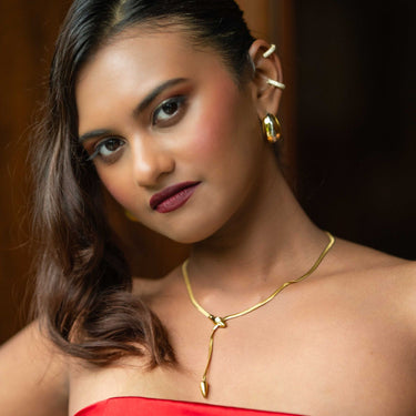 Serpentine Snake Design Chain| 18K Plated