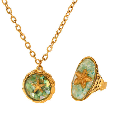 Oceana Pendant & Ring Set