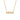 Solara Zircon Pendant Necklace | 18K Gold Plated