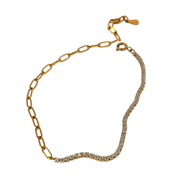 Lumi Anklet| 18K Plated