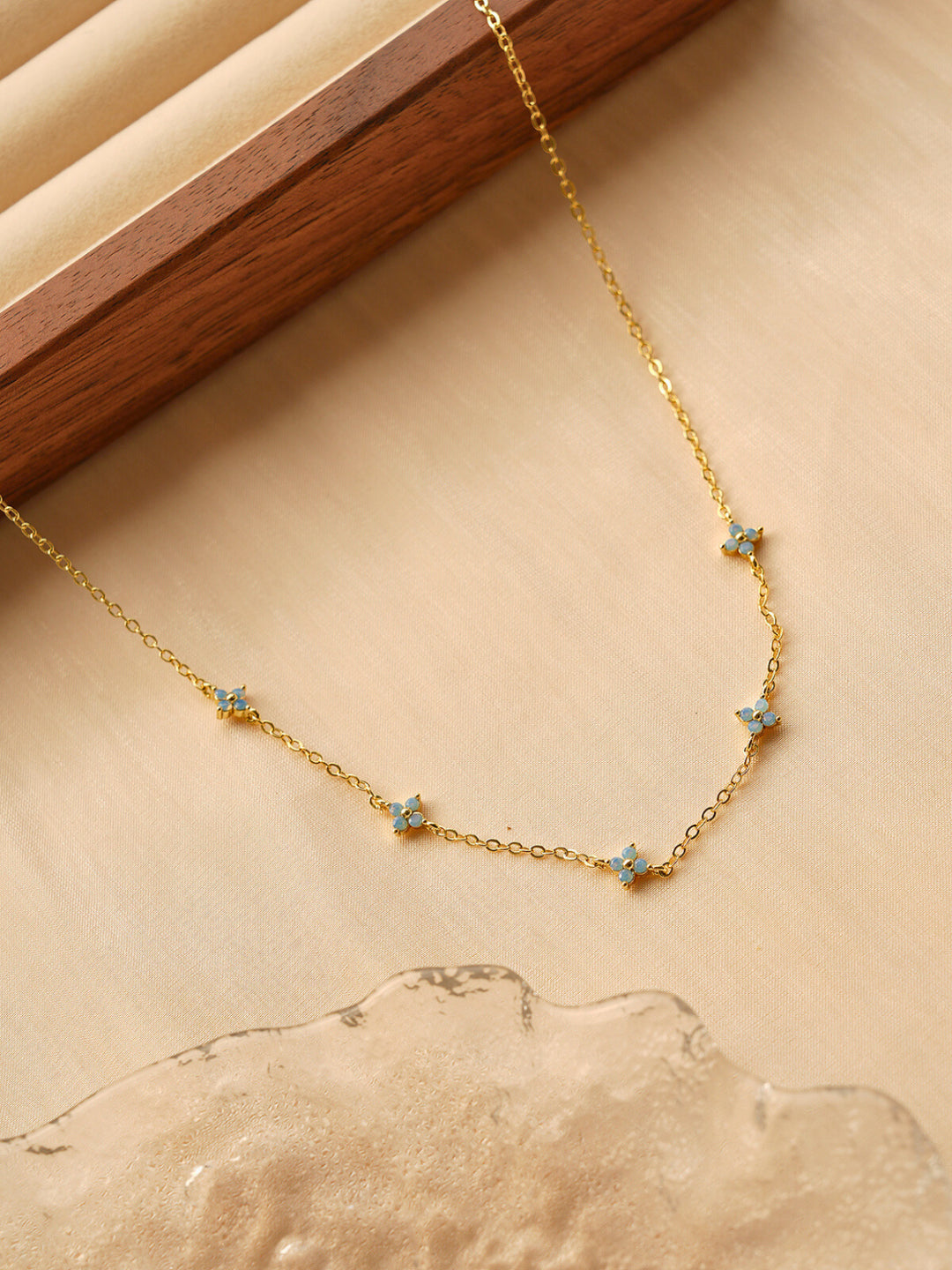 BloomBae Floral Necklace | 18K Plated