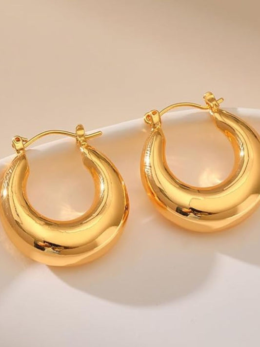 Hanna Hoops | 18K Plated