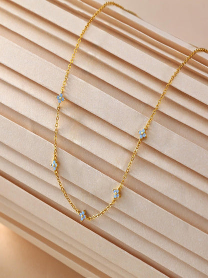 BloomBae Floral Necklace | 18K Plated
