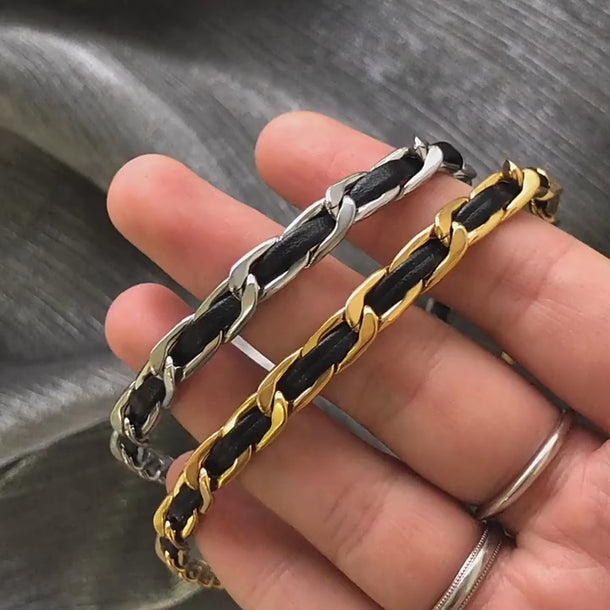 Black Woven Choker Necklace