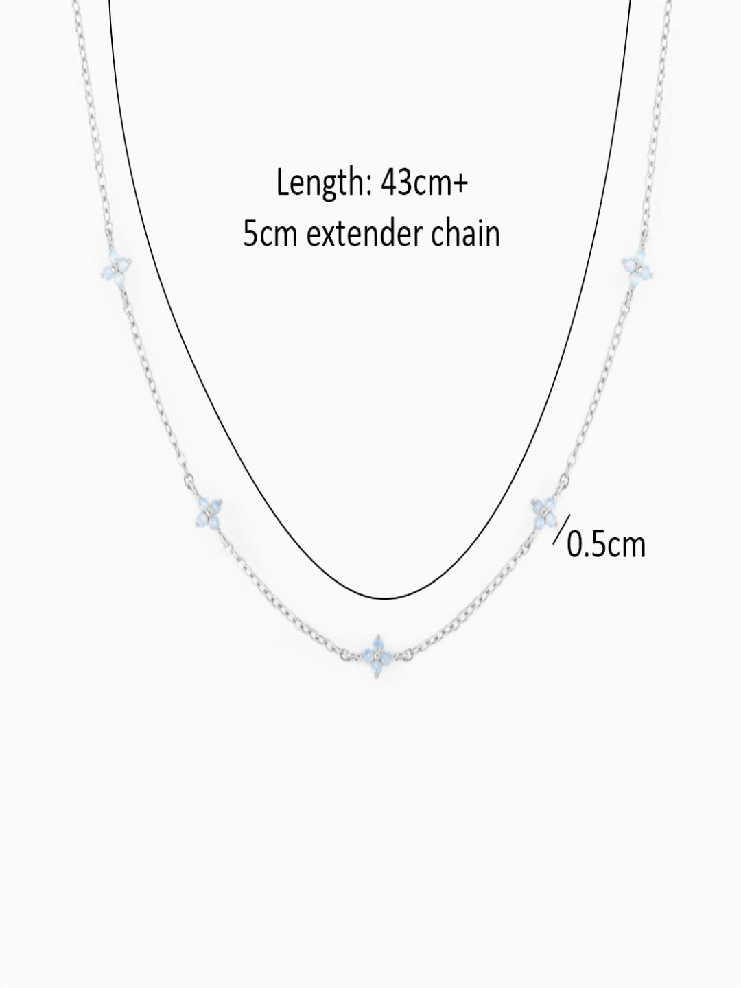 BloomBae Floral Necklace | 18K Plated