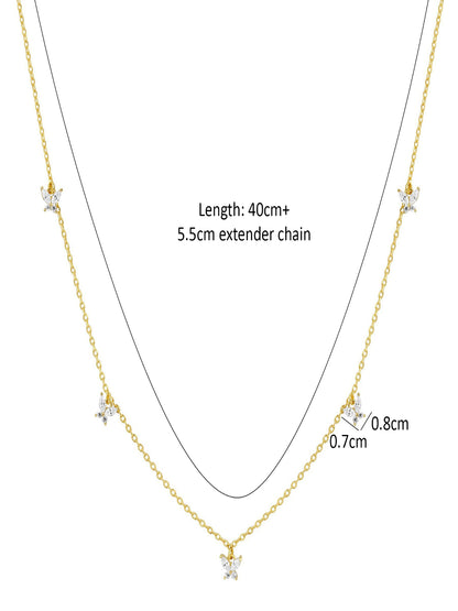 Tessa Butterfly Necklace | 18K Plated