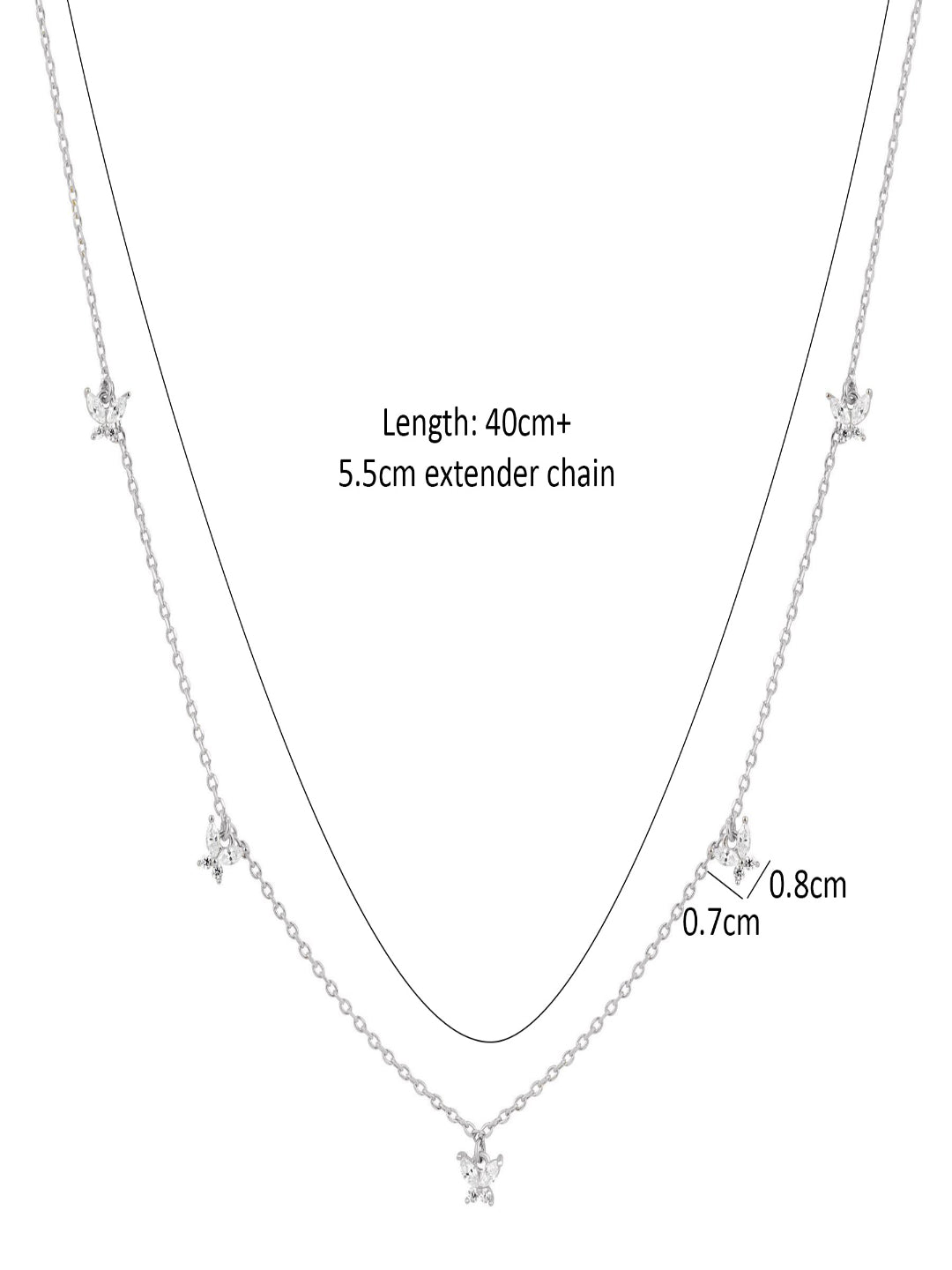 Tessa Butterfly Necklace | 18K Plated