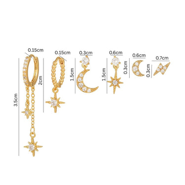 Trendy Earring Set Collections size