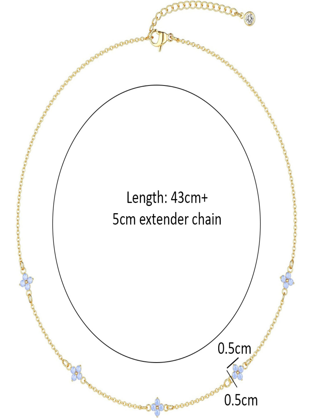 BloomBae Floral Necklace | 18K Plated