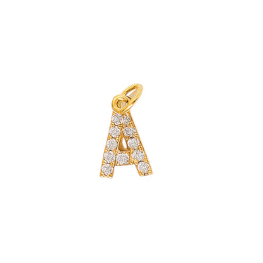 A Initial Letter Charm 